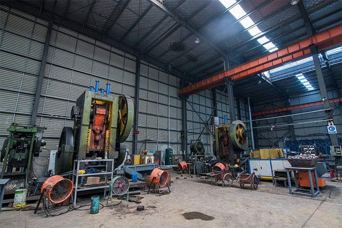 恩施网架配件-锥头加工车间